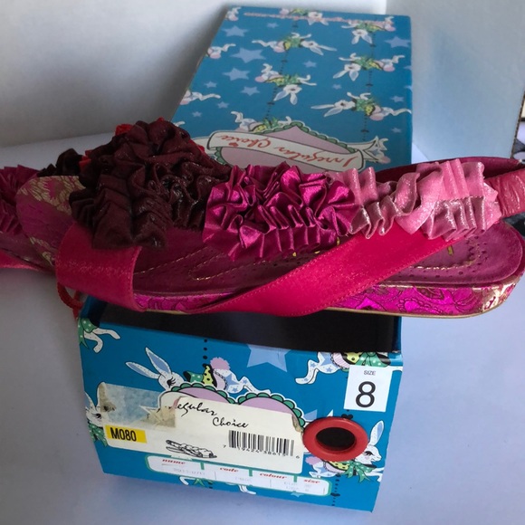 Irregular Choice Ruched Ribbon Flats - Picture 8 of 8